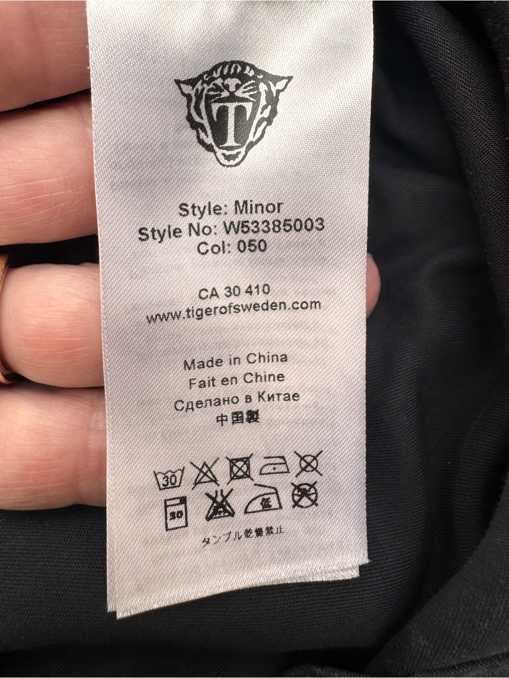 Tiger of Sweden Black Asymmetrical Sleeveless mini Dress - Picture 7 of 10